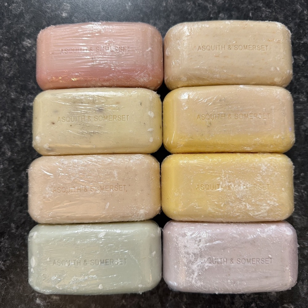 Asquith & Somerset Soap Lot 8 Rectangular Bath & Hand Soap Assorted Colors